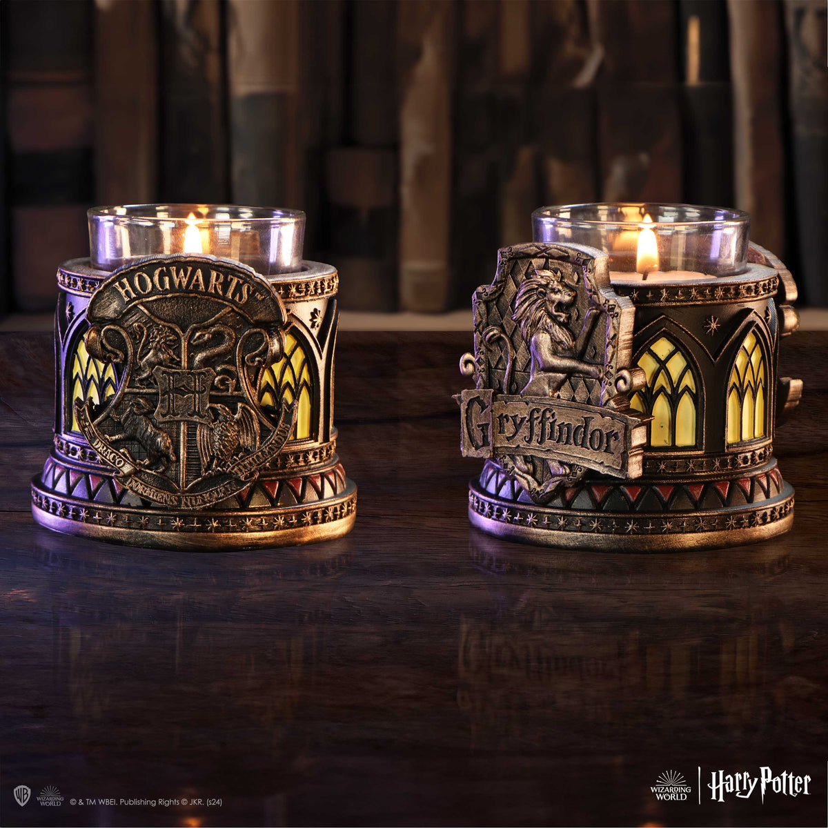 Harry Potter – Official Gryffindor Tea Light Candle Holder Candle Holder - Tophatter Daily Deals