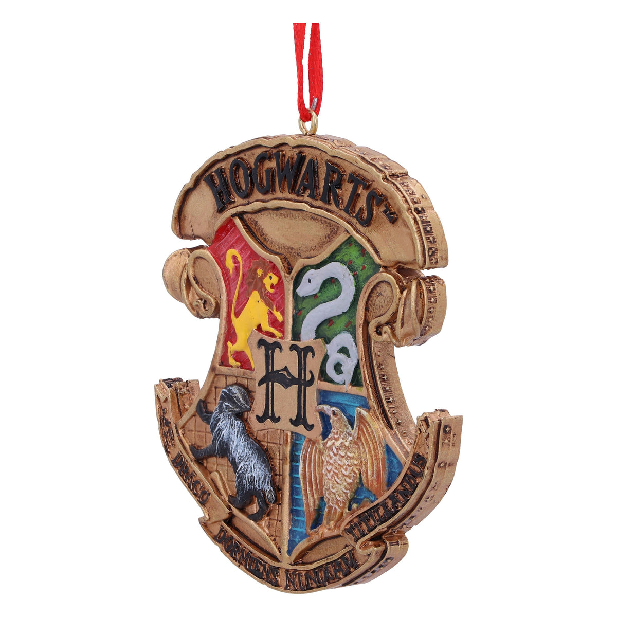 Harry Potter – Official Hogwarts Crest Hanging Ornament Hanging Ornament - Tophatter Daily Deals