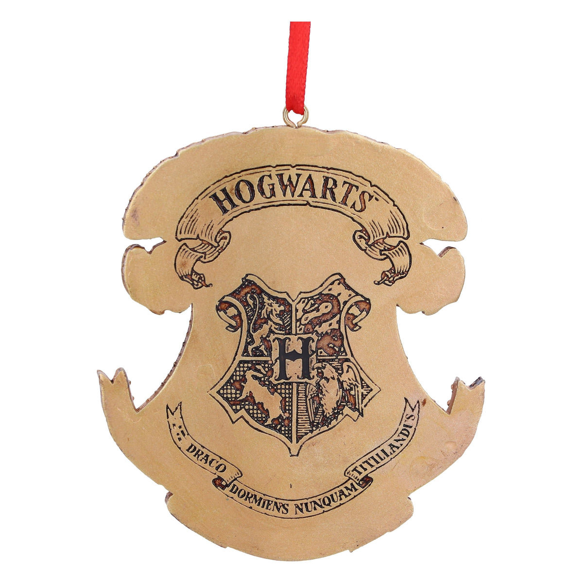 Harry Potter – Official Hogwarts Crest Hanging Ornament Hanging Ornament - Tophatter Daily Deals