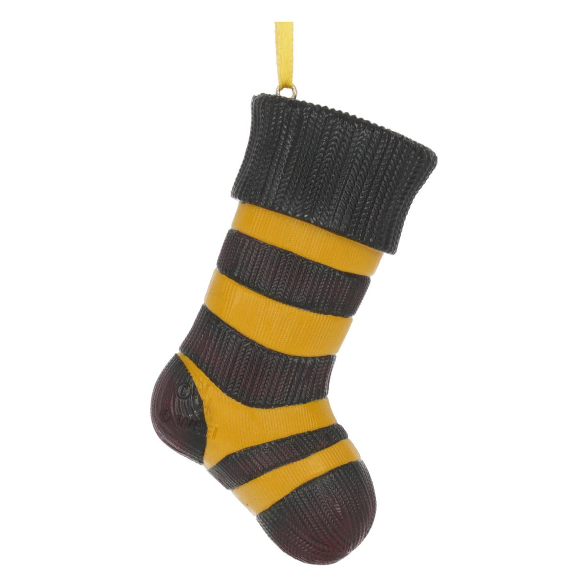 Harry Potter – Official Hufflepuff Stocking Hanging Ornament Hanging Ornament - Tophatter Daily Deals