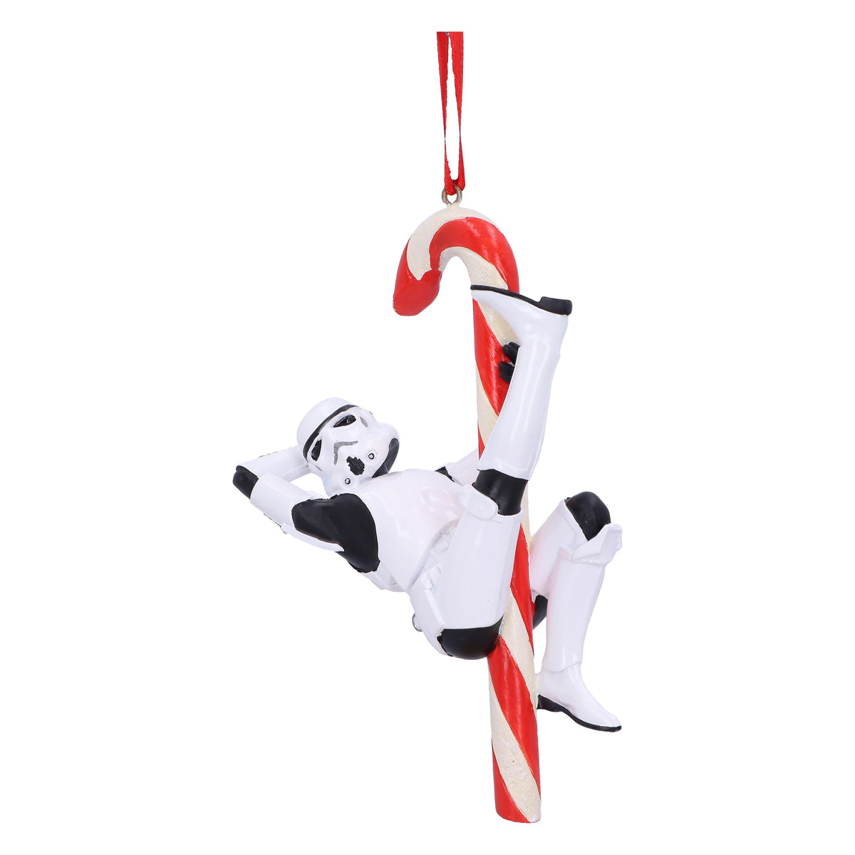 Original Stormtrooper – Official Candy Cane Hanging Ornament Hanging Ornament - Tophatter Daily Deals