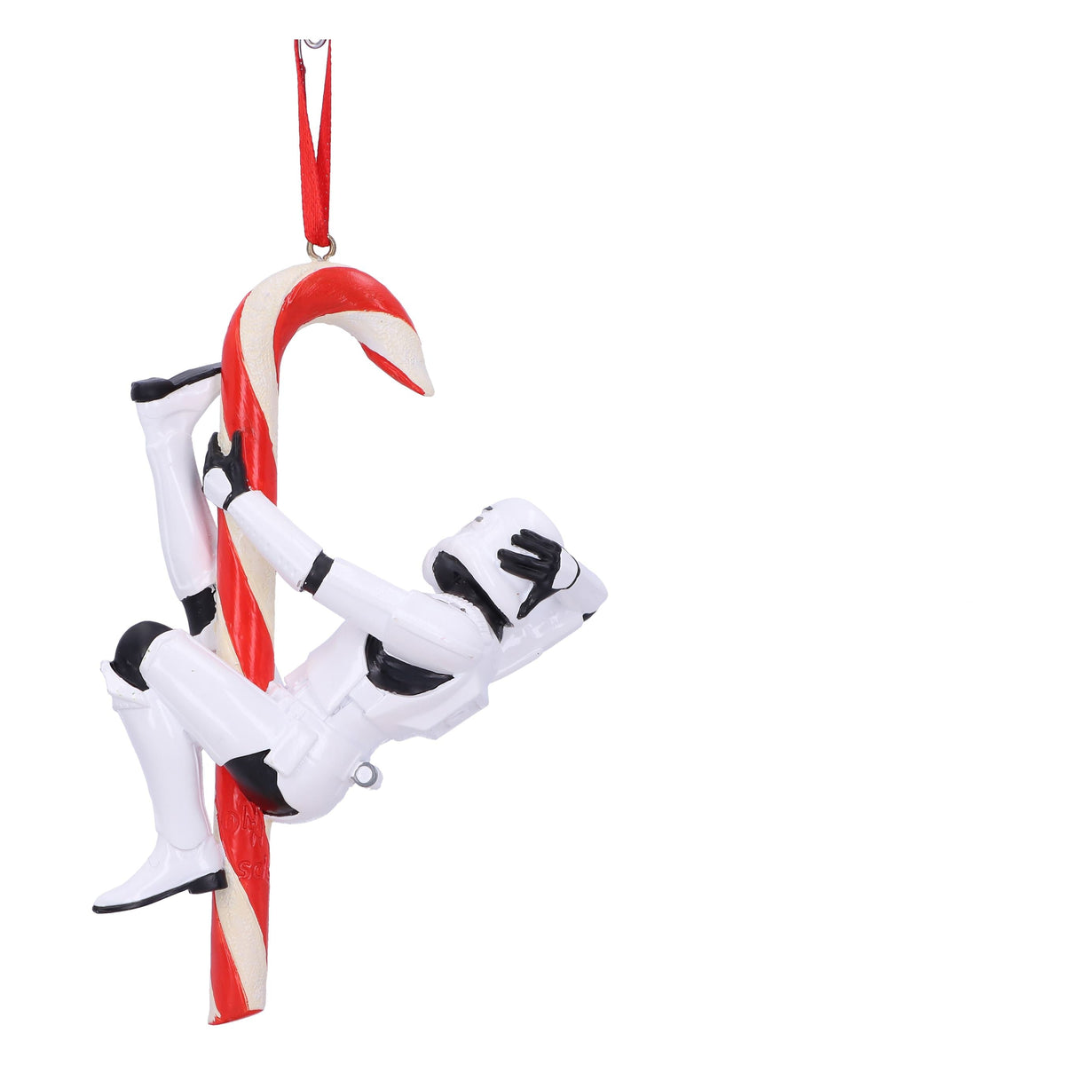 Original Stormtrooper – Official Candy Cane Hanging Ornament Hanging Ornament - Tophatter Daily Deals