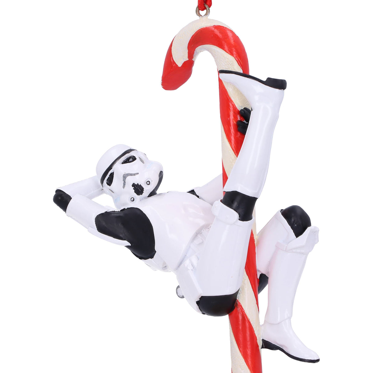 Original Stormtrooper – Official Candy Cane Hanging Ornament Hanging Ornament - Tophatter Daily Deals
