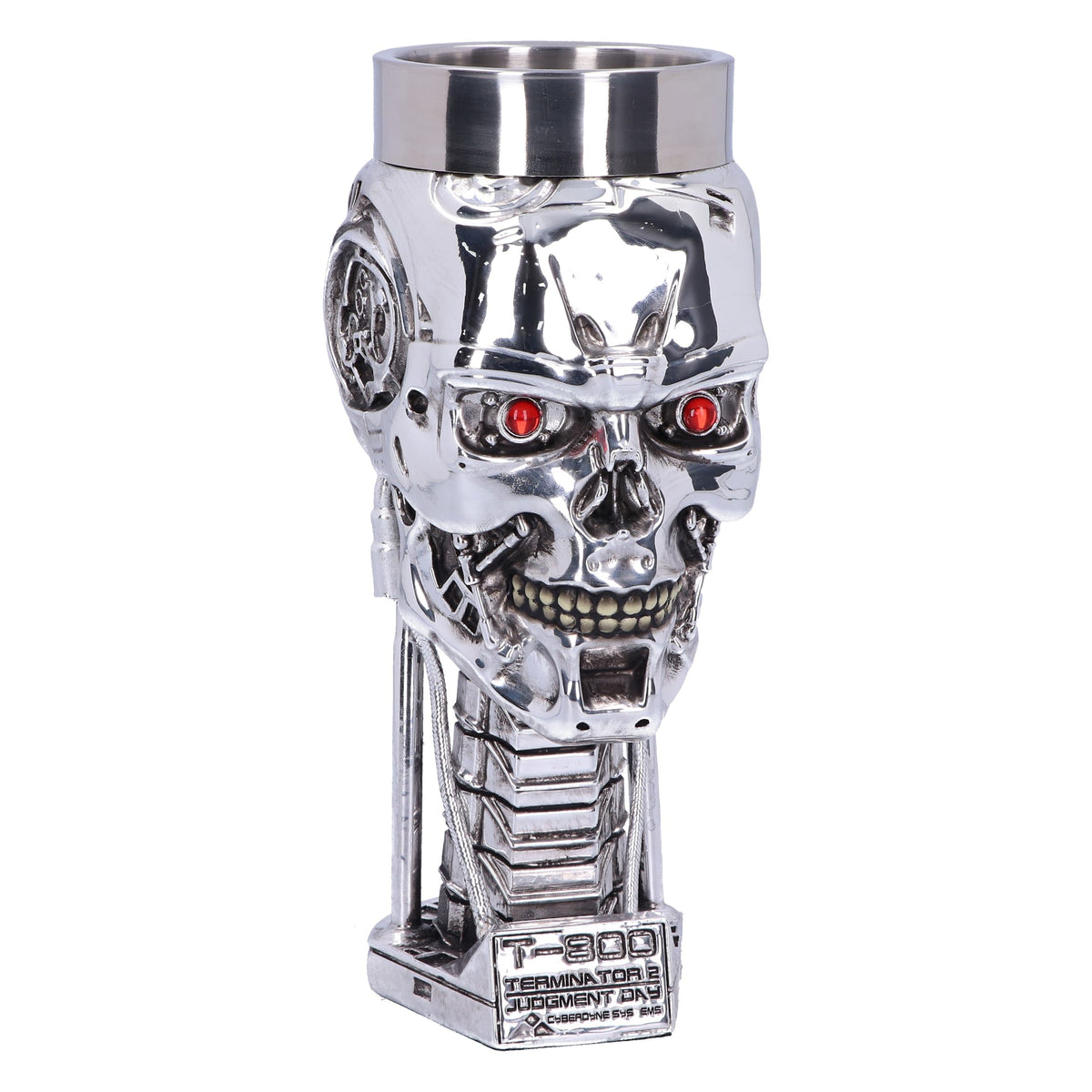 Terminator 2: Judgment Day – Official T-800 Head Goblet Goblet - Tophatter Daily Deals