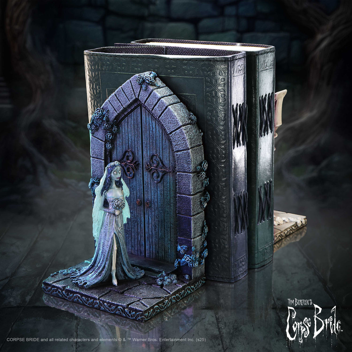 Tim Burton's Corpse Bride – Official Emily & Victoria Bookends Bookend - Tophatter Daily Deals