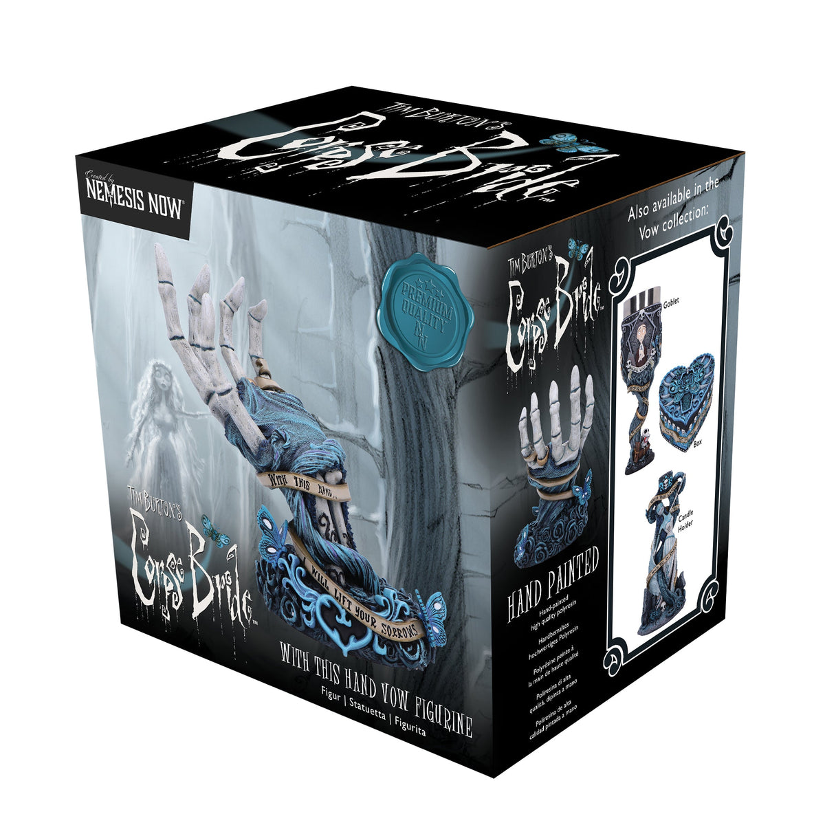 Tim Burton's Corpse Bride – Official With This Hand Vow Figurine Collectible Figure - Tophatter Daily Deals