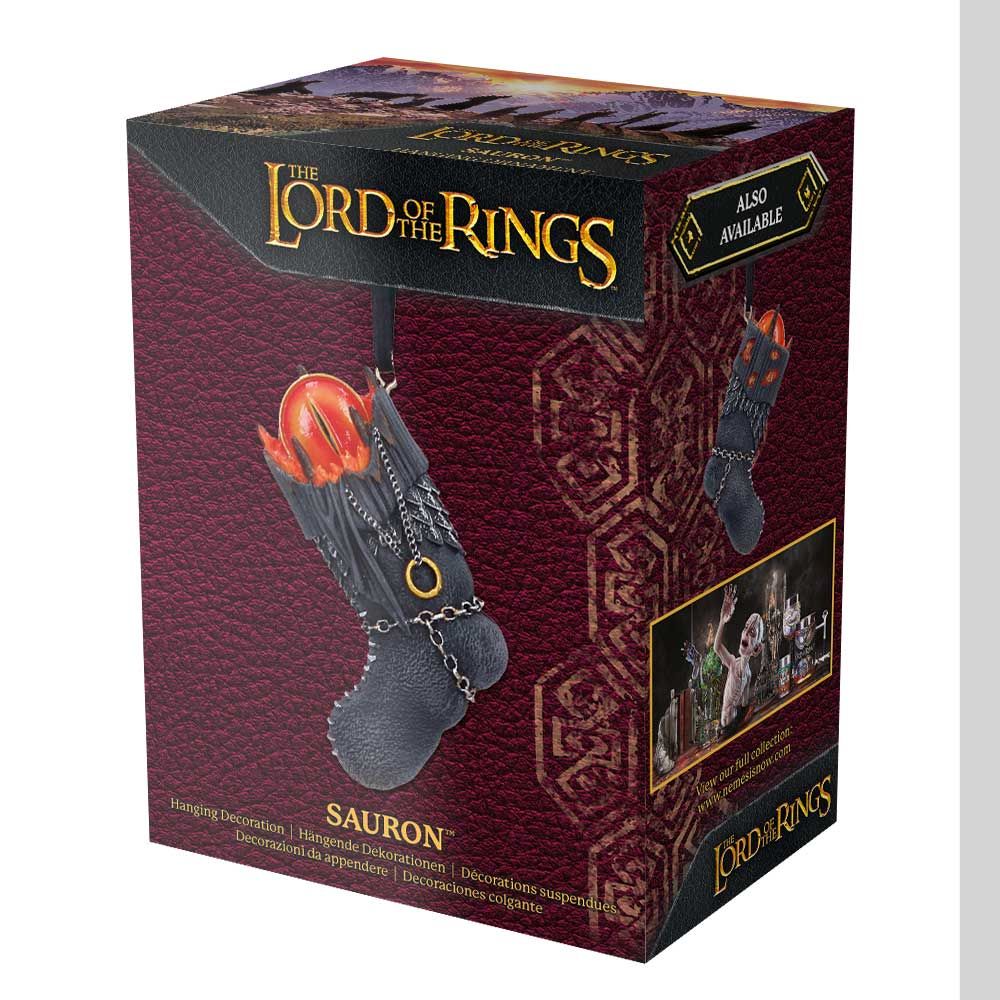 Lord of the Rings – Official Sauron Stocking Hanging Ornament Hanging Ornament - Tophatter Daily Deals