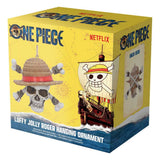 One Piece – Official Luffy Jolly Roger Hanging Ornament Hanging Ornament - Tophatter Daily Deals