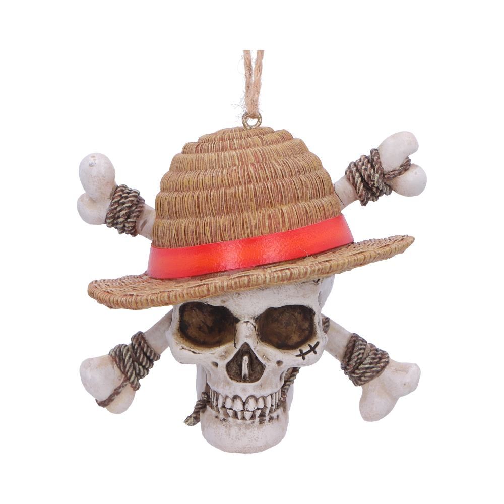 One Piece – Official Luffy Jolly Roger Hanging Ornament Hanging Ornament - Tophatter Daily Deals