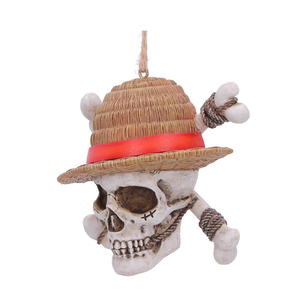 One Piece – Official Luffy Jolly Roger Hanging Ornament Hanging Ornament - Tophatter Daily Deals