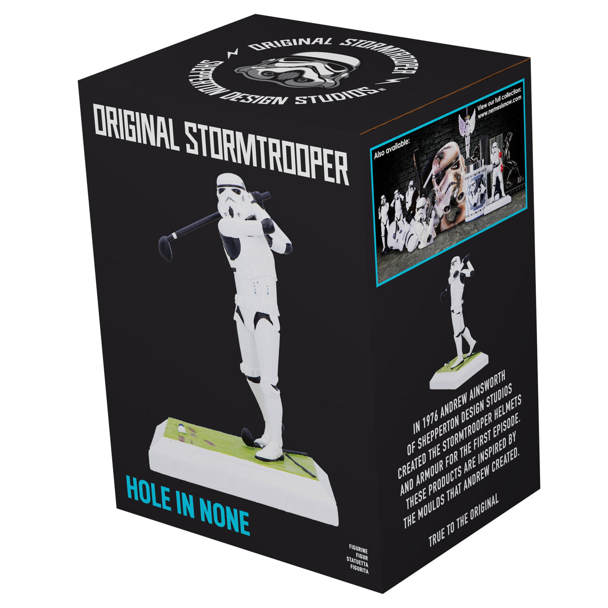Original Stormtrooper – Official "Hole in None" Collectible Figurine Decorative Figurine - Tophatter Daily Deals