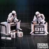 Original Stormtrooper – Official "What a Day" Perpetual Calendar Decorative Figurine - Tophatter Daily Deals