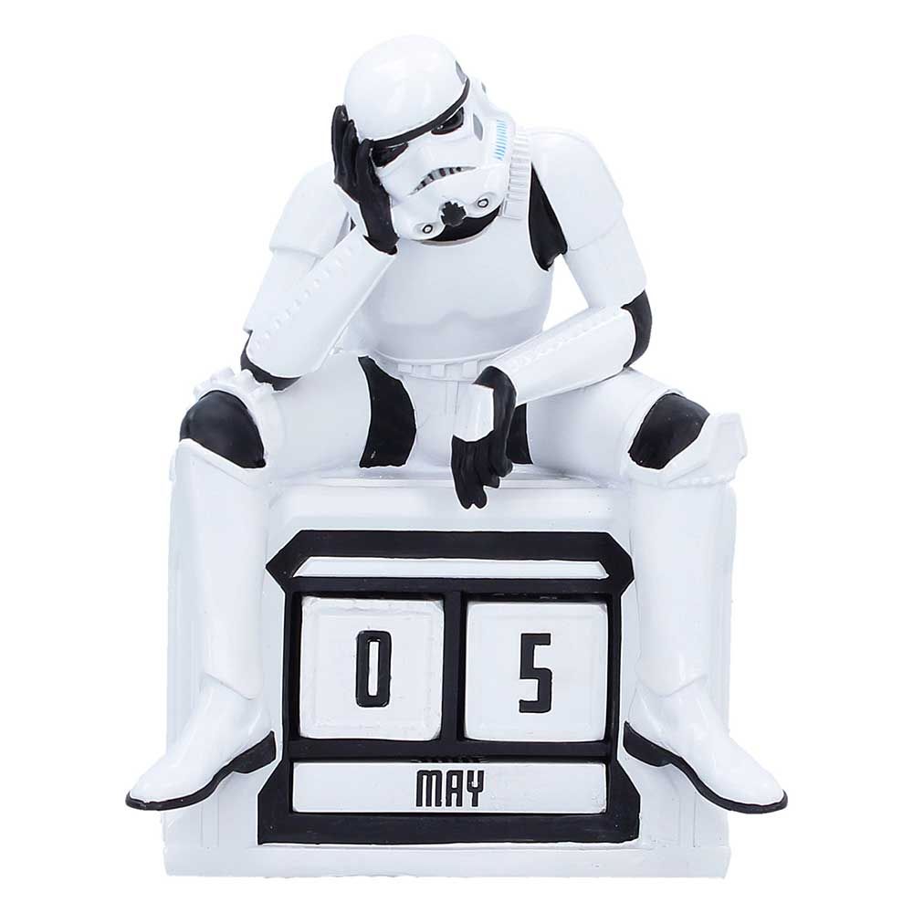 Original Stormtrooper – Official "What a Day" Perpetual Calendar Decorative Figurine - Tophatter Daily Deals