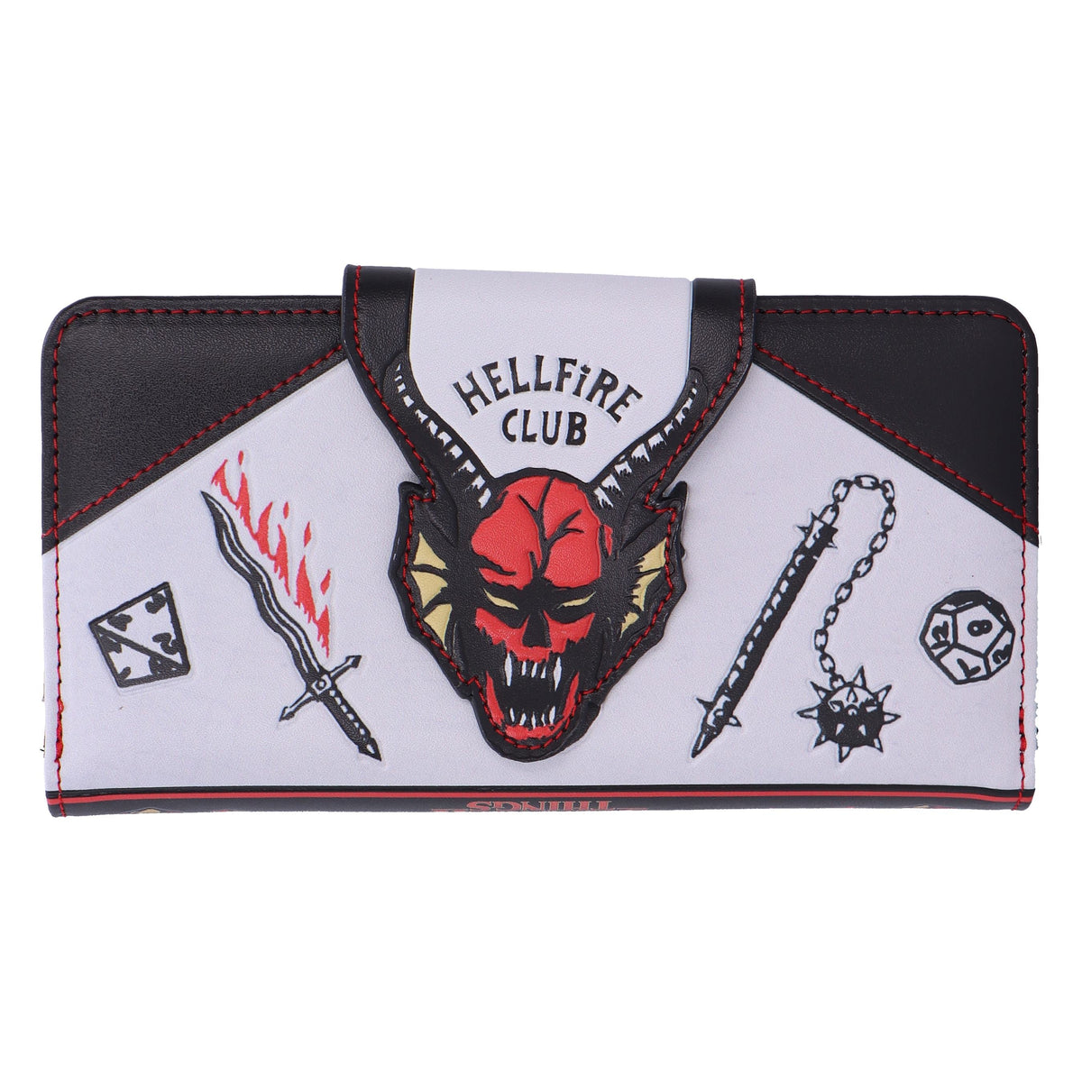 Stranger Things – Official "Hellfire Club" Embossed Purse Purse - Tophatter Daily Deals