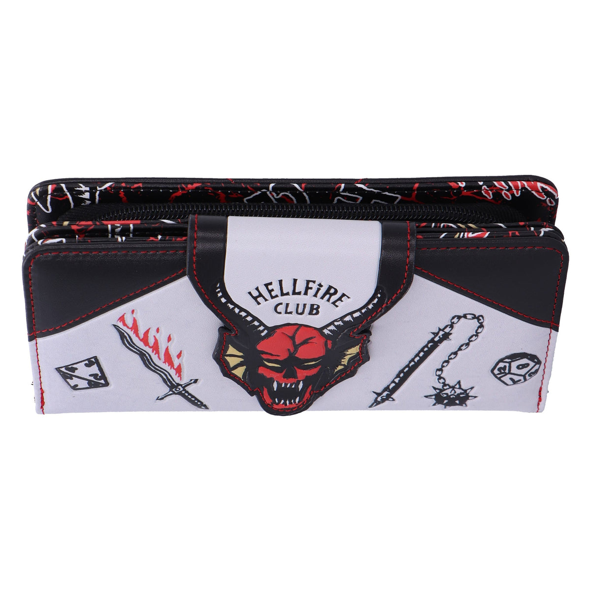 Stranger Things – Official "Hellfire Club" Embossed Purse Purse - Tophatter Daily Deals