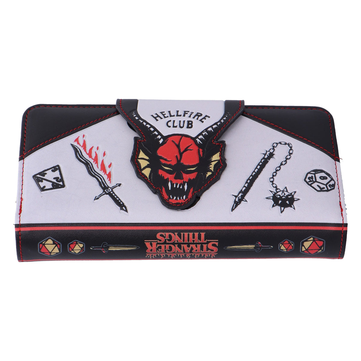 Stranger Things – Official "Hellfire Club" Embossed Purse Purse - Tophatter Daily Deals