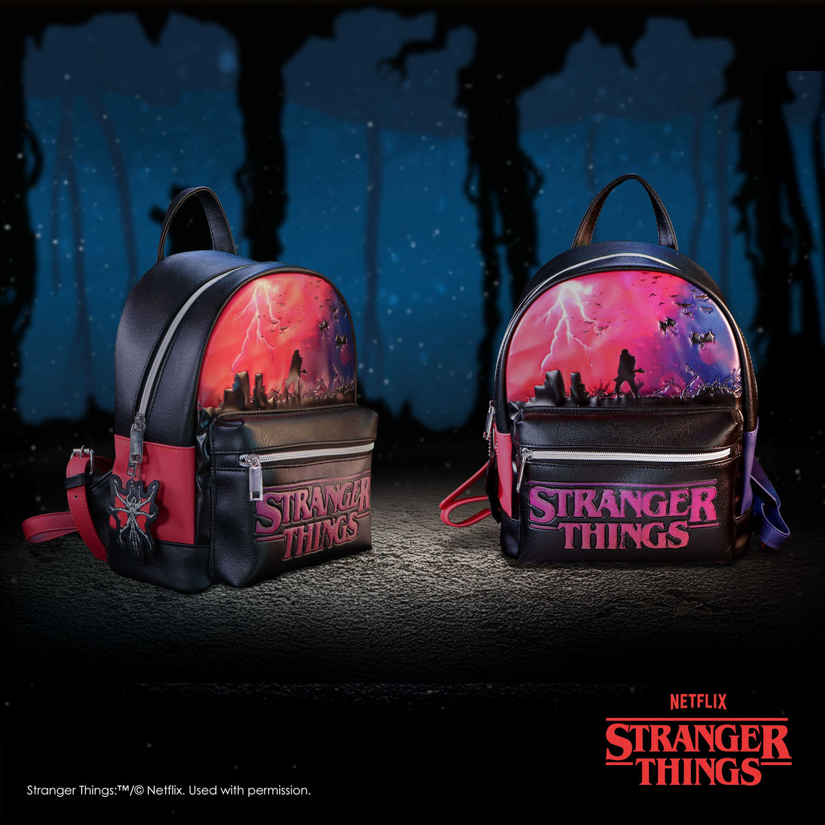 Stranger Things – "The Upside Down" Backpack Backpack - Tophatter Daily Deals