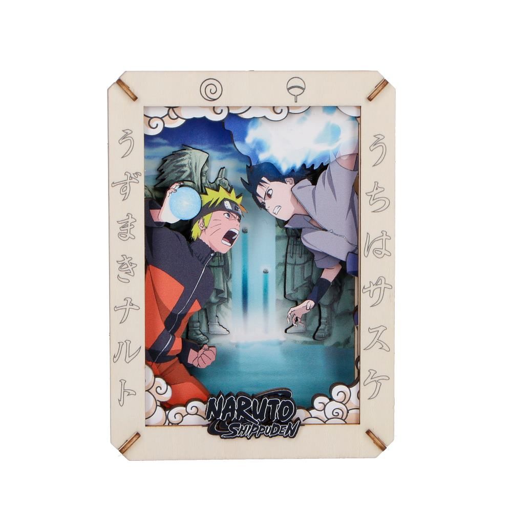 Naruto – "The Final Valley" Medium Wooden Theatre Collectible Display - Tophatter Daily Deals