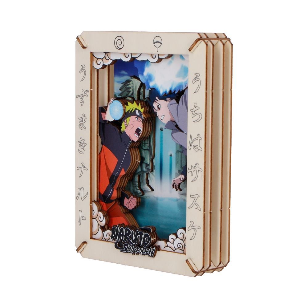 Naruto – "The Final Valley" Medium Wooden Theatre Collectible Display - Tophatter Daily Deals