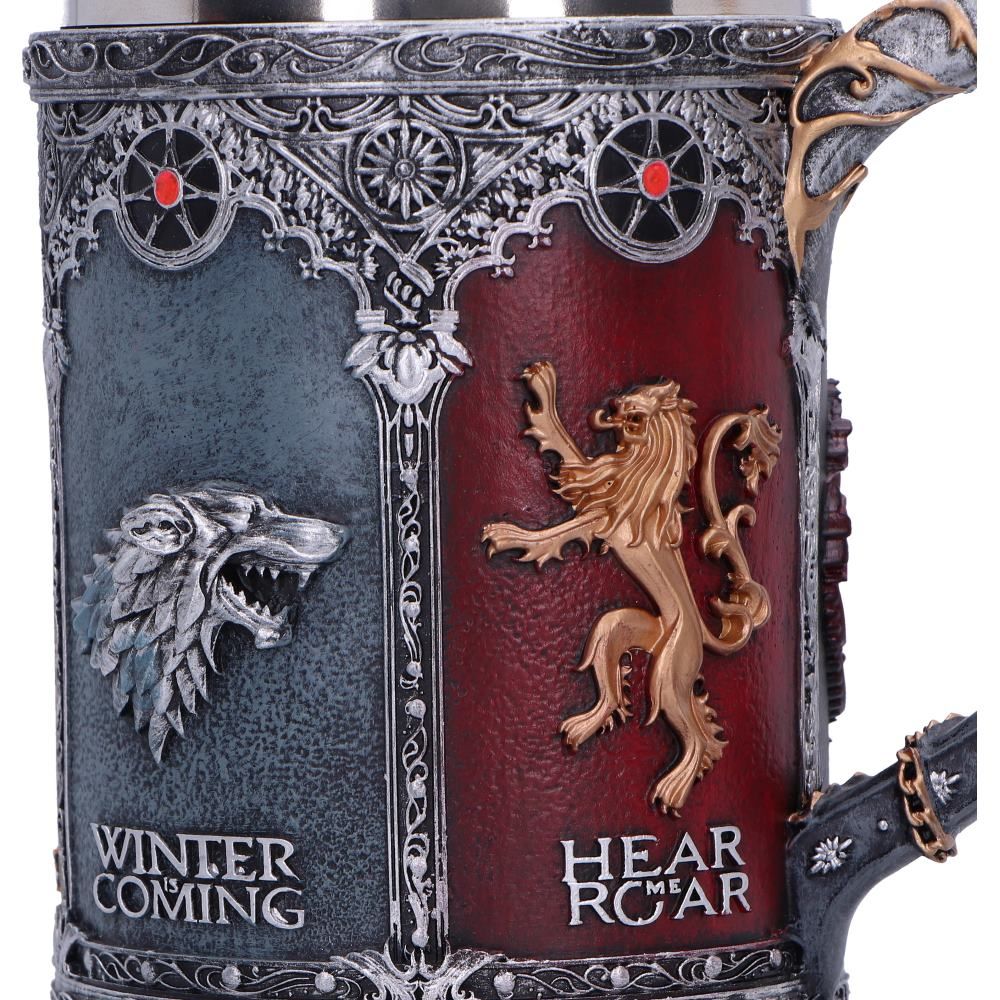 Game of Thrones – Official Great Houses Sigil Tankard Tankard - Tophatter Daily Deals