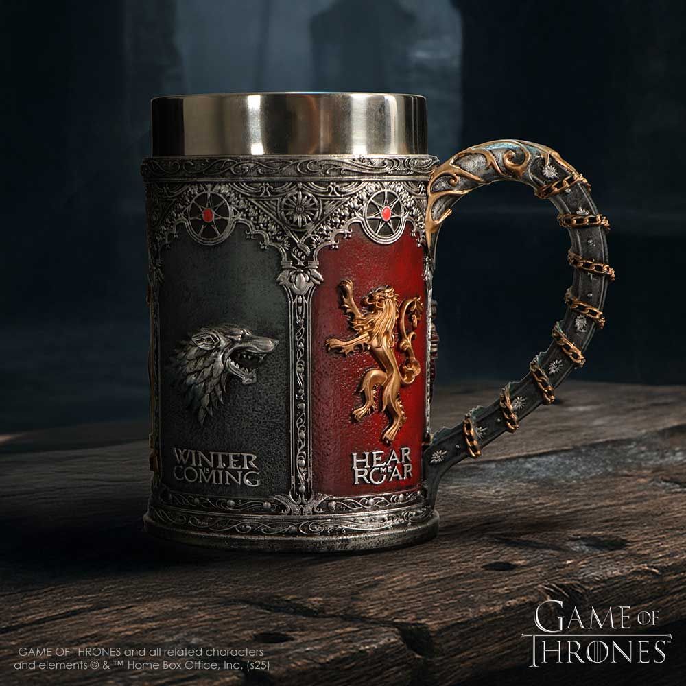 Game of Thrones – Official Great Houses Sigil Tankard Tankard - Tophatter Daily Deals