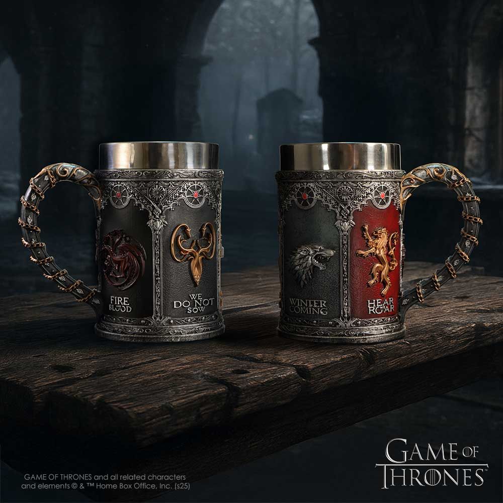 Game of Thrones – Official Great Houses Sigil Tankard Tankard - Tophatter Daily Deals