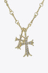 Cross Pendant Stainless Steel Necklace Necklaces - Tophatter Daily Deals