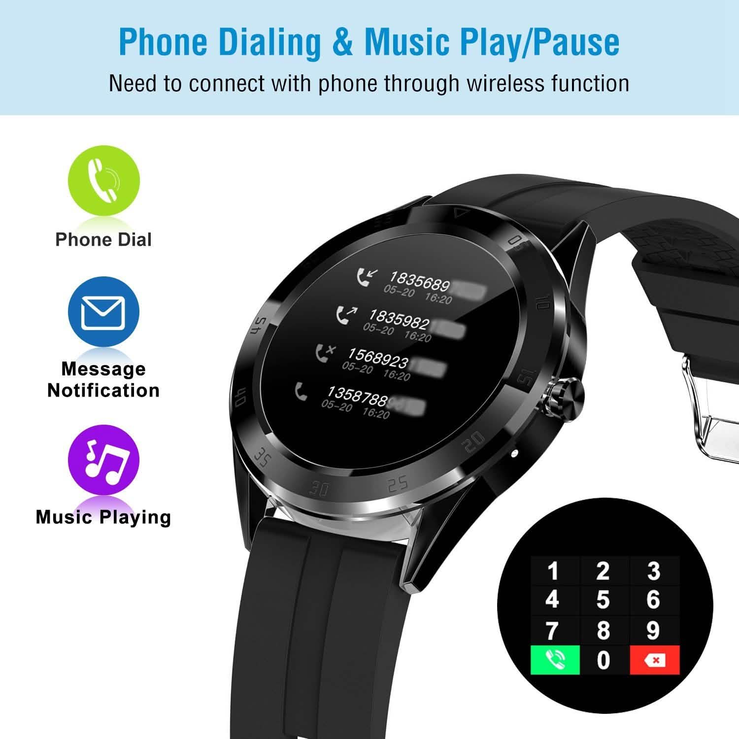 1.54" Wireless Fitness Tracker Fitness & Exercise - Tophatter Daily Deals