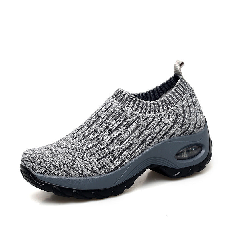 Air cushion sports shoes middle-aged mother shoes gray 0 - Tophatter Daily Deals
