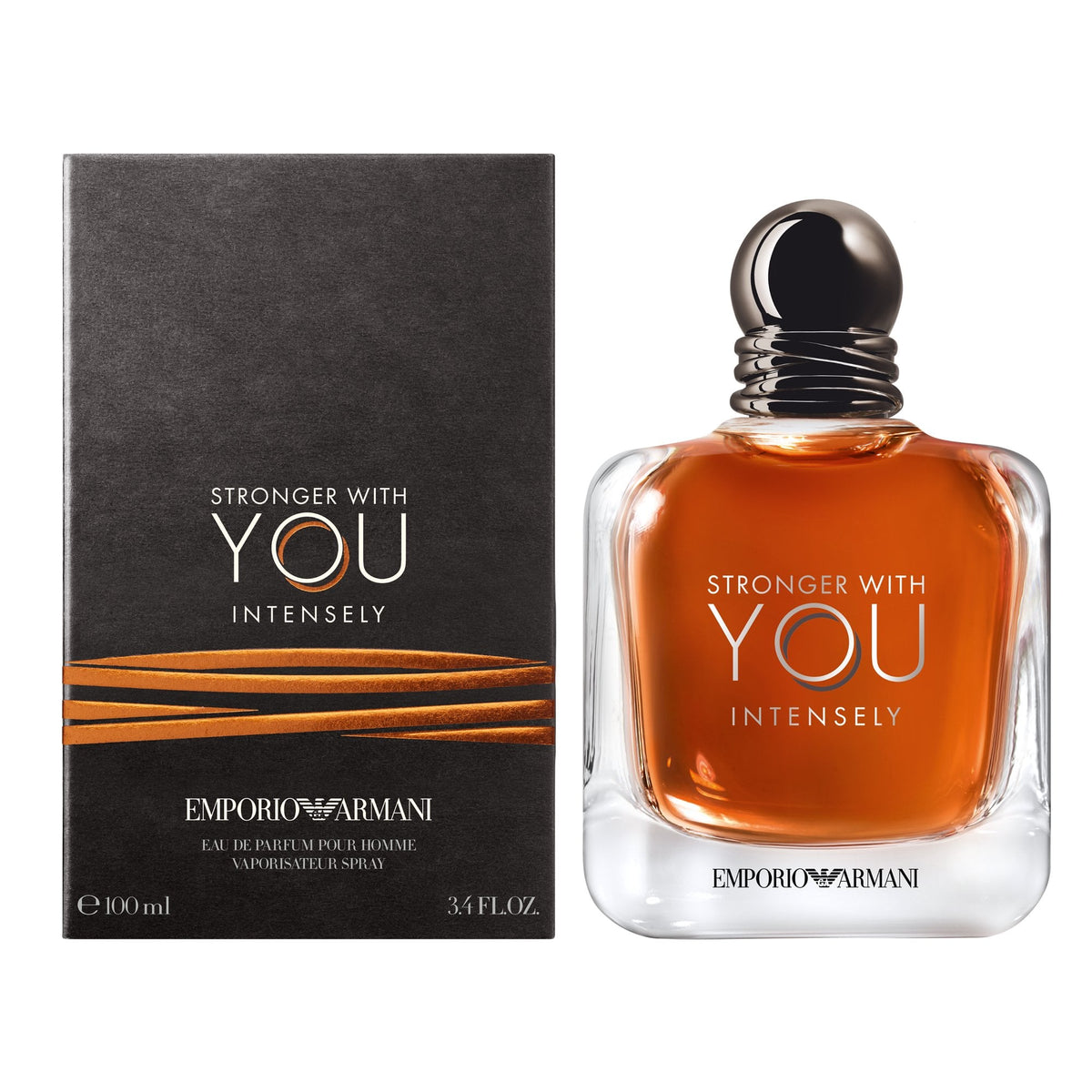 Giorgio Armani Stronger With You Intensely Eau De Parfum 100ml Spray - Tophatter Daily Deals