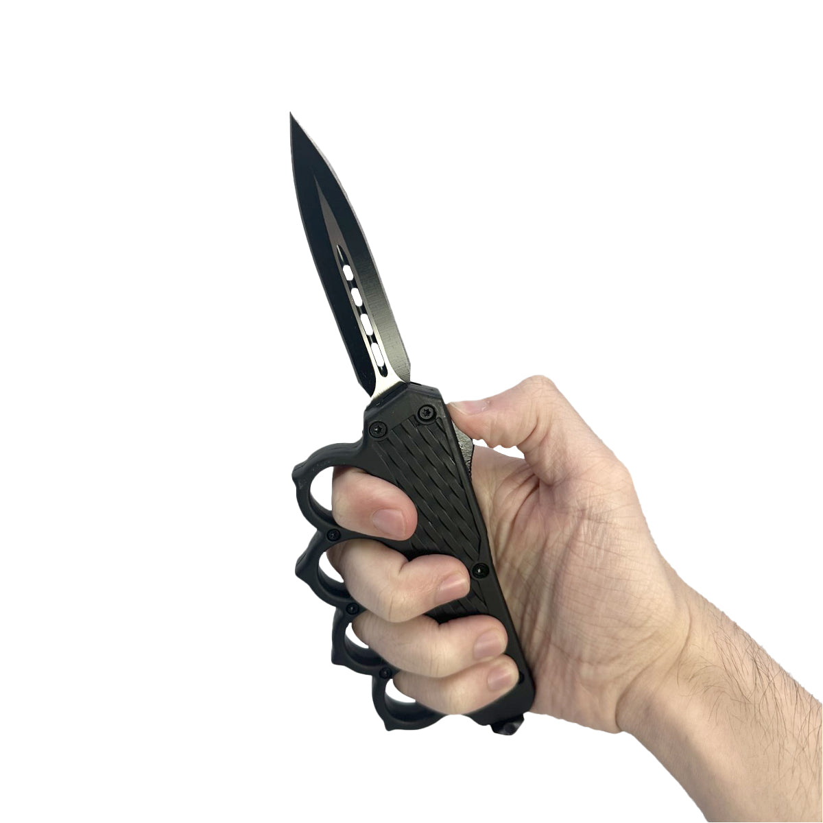 5.5" OTF Knuckle Knife - Tophatter Daily Deals