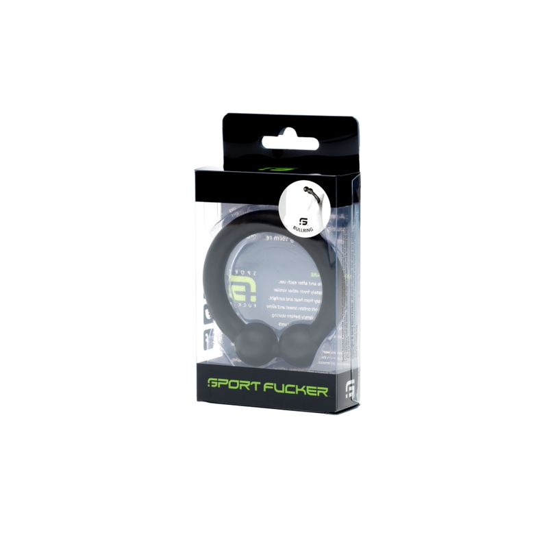 Sport Fucker Bullring - Silicone Cock Ring - Black 48mm > Cock Ring > Single - Tophatter Daily Deals