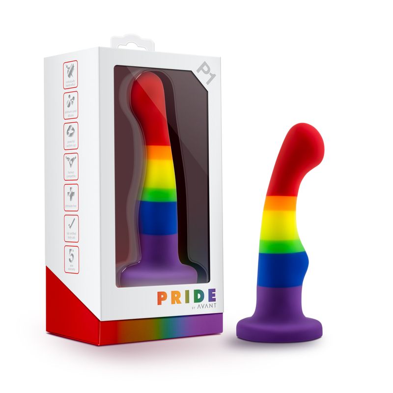 Avant Pride P1 Freedom – Silicone Dildo > Dildos > Neutral Dildos - Tophatter Daily Deals