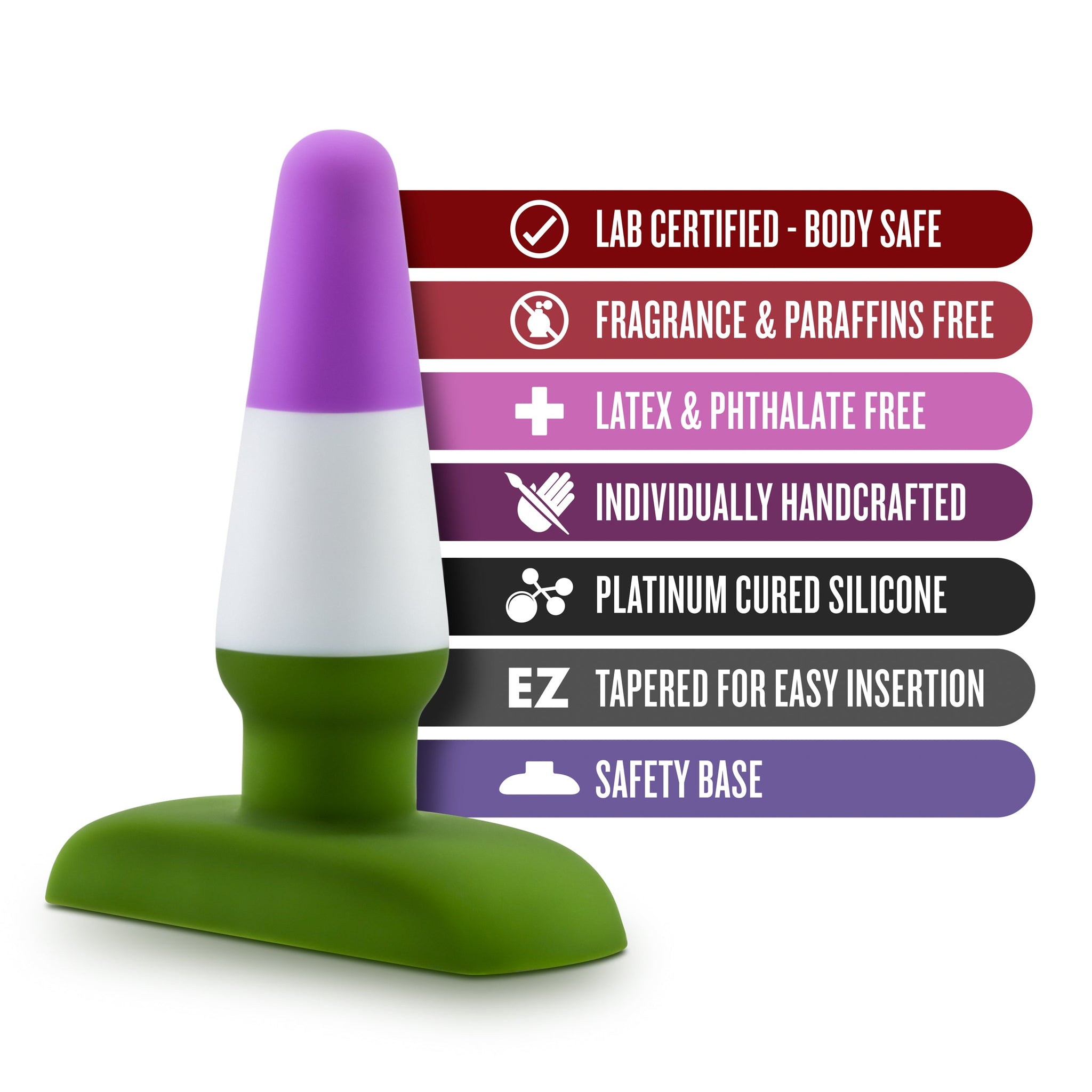 Avant Pride P6 Beyond Silicone Butt Plug – Luxury Silicone Butt Plug > Anal Range > Butt Plugs - Tophatter Daily Deals
