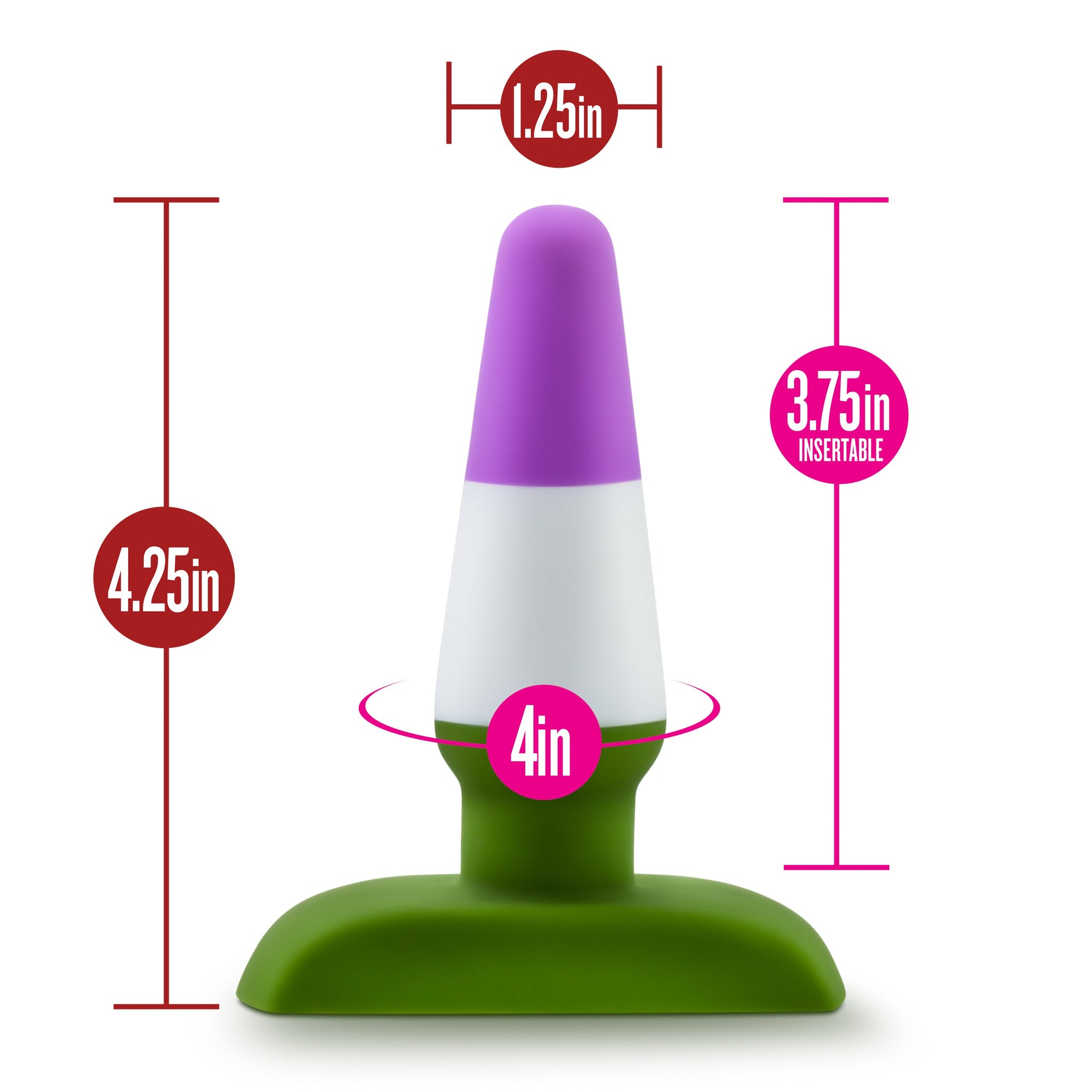 Avant Pride P6 Beyond Silicone Butt Plug – Luxury Silicone Butt Plug > Anal Range > Butt Plugs - Tophatter Daily Deals