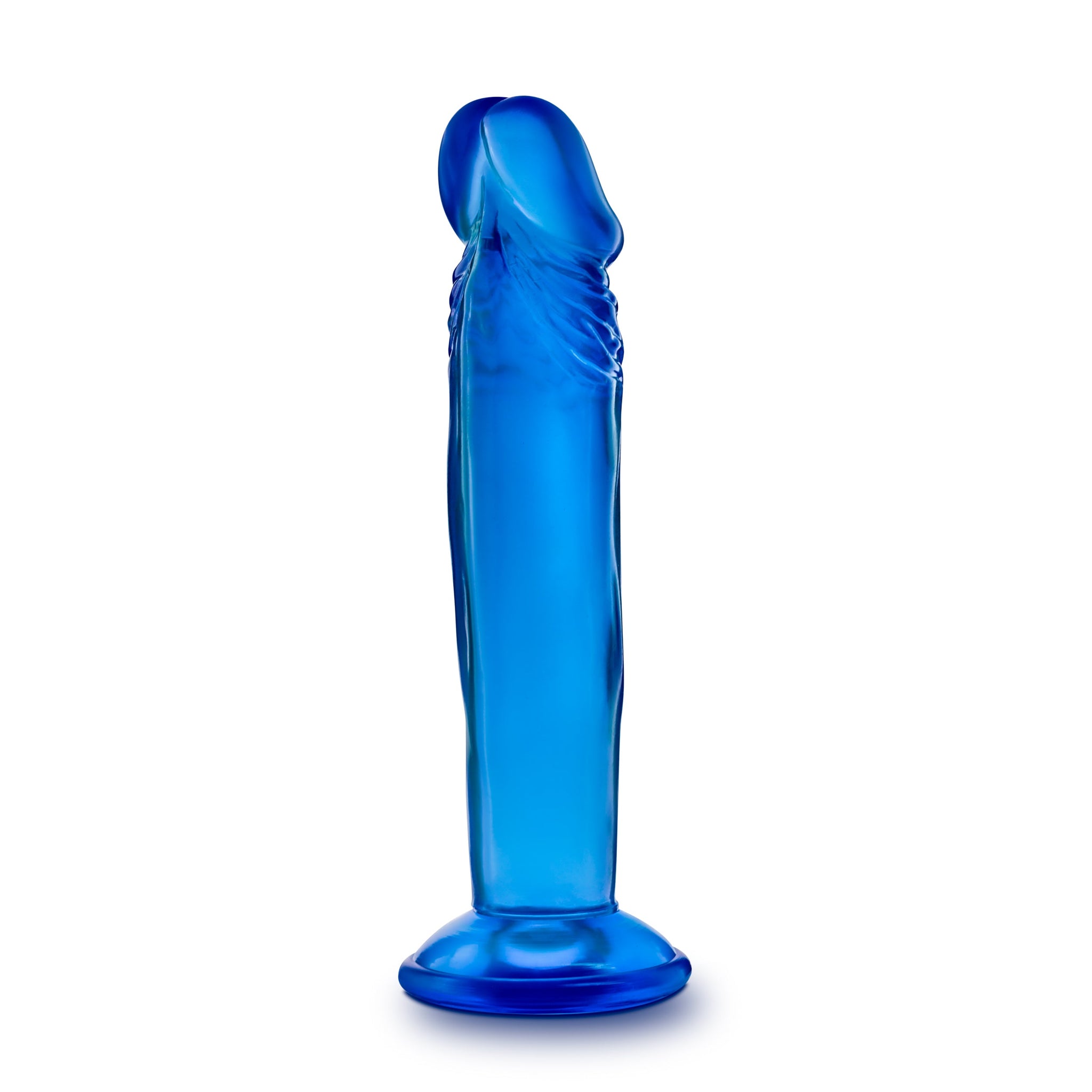 B Yours Sweet N Small 6 Inch Blue Realistic Dildo with Suction Cup > Dildos > Slim Dildos - Tophatter Daily Deals