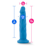 Neo Dual Density Cock 7.5 Inch Neon Blue Dildo > Dildos > Realistic Dildos - Tophatter Daily Deals