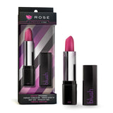 Rose Lipstick Vibe Black 4 Inch Compact Pleasure Toy > Vibrators > Mini Vibrators - Tophatter Daily Deals