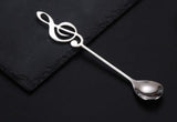 304 stainless steel music symbol creative spoon Silver 0 - Tophatter Daily Deals