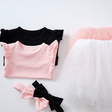 Baby Girl Korean style two piece set 0 - Tophatter Daily Deals