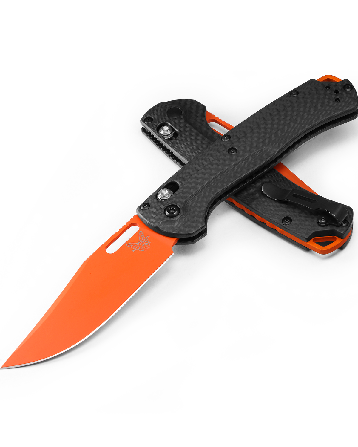 Benchmade Taggedout - HUNT Series - CPM-MagnaCut - Carbon Fiber - 15535OR-01 Knives - Tophatter Daily Deals