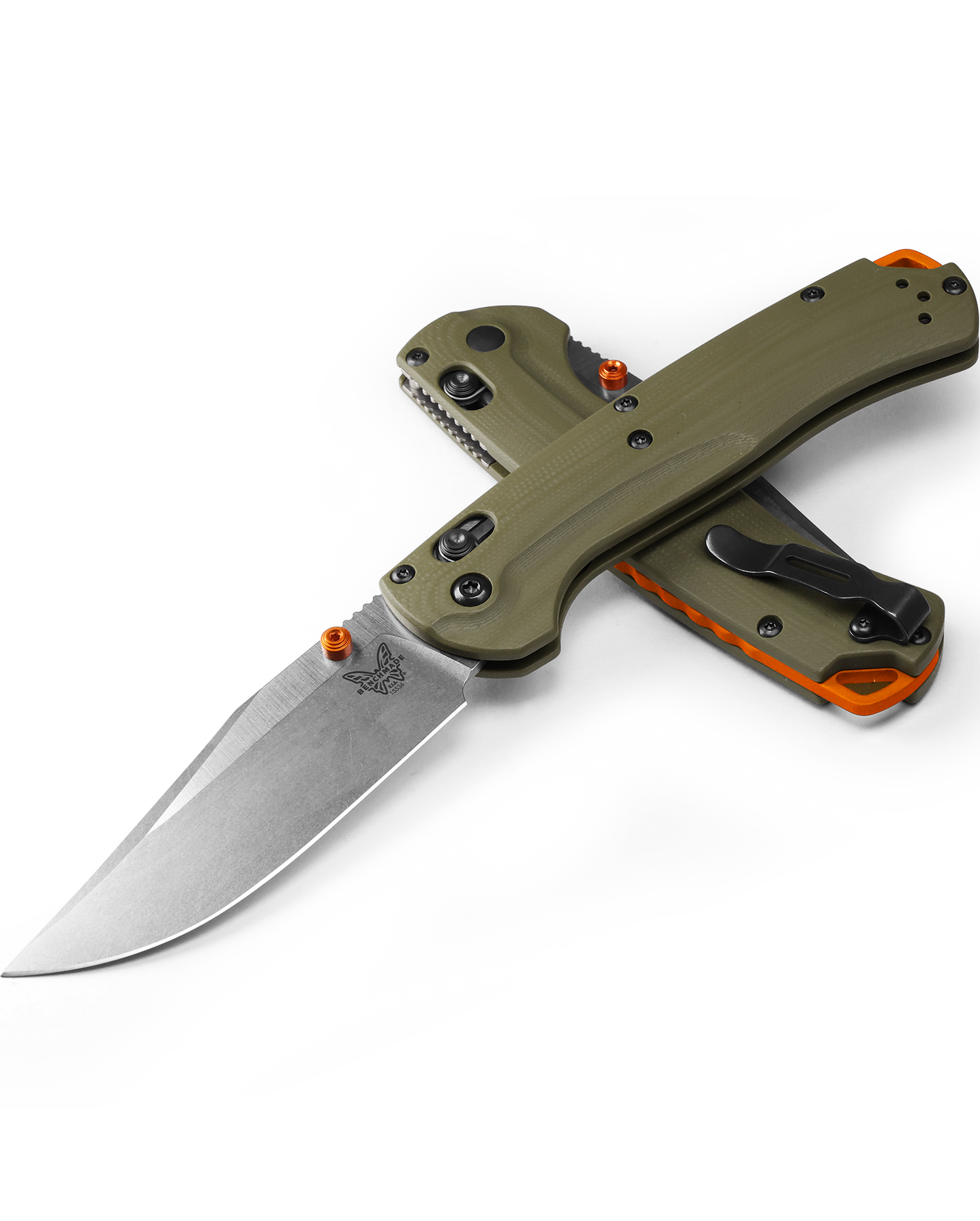 Benchmade Taggedout - HUNT Series - CPM-S45VN - OD Green G10 - 15536 Knives - Tophatter Daily Deals