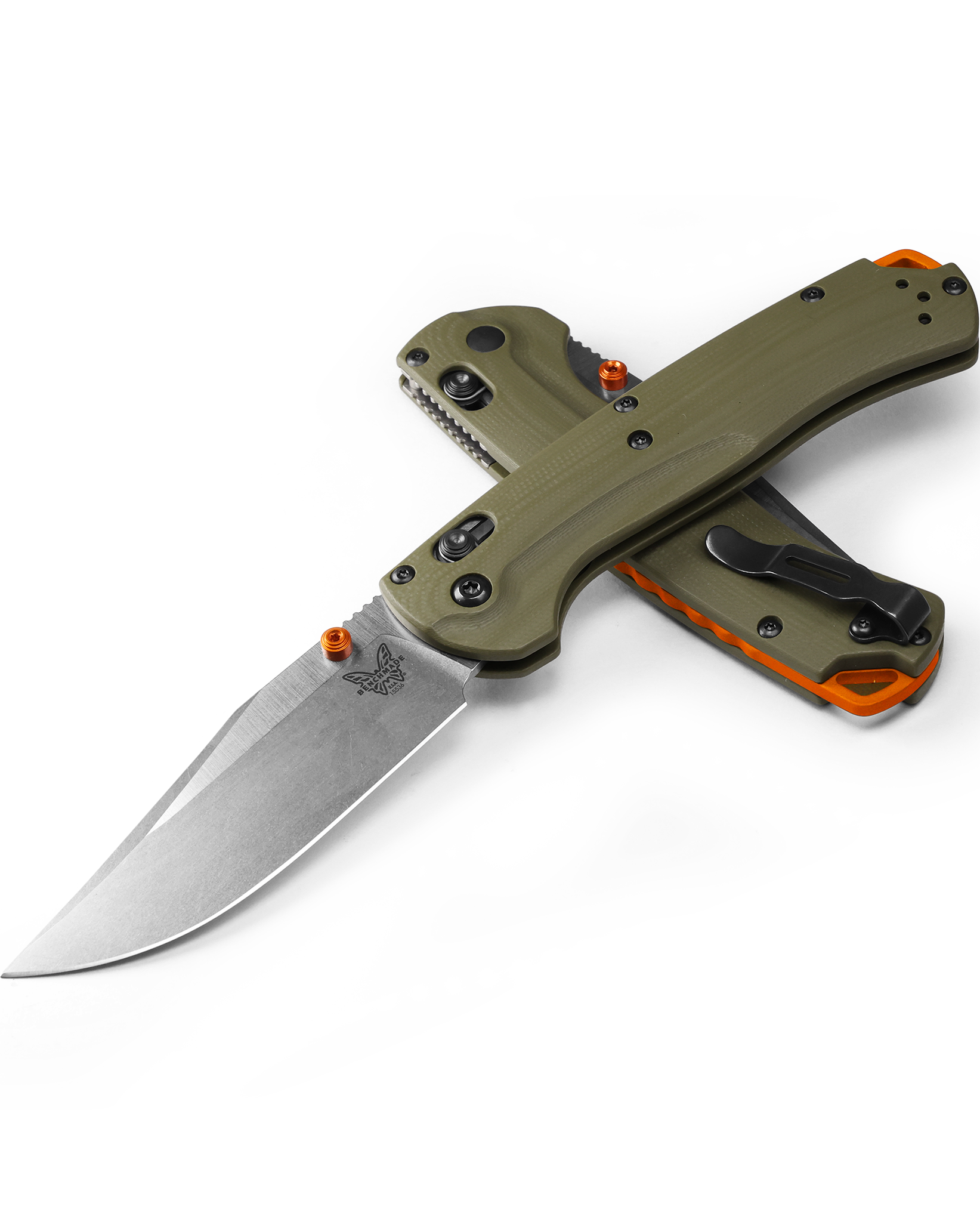 Benchmade Taggedout - HUNT Series - CPM-S45VN - OD Green G10 - 15536 Knives - Tophatter Daily Deals