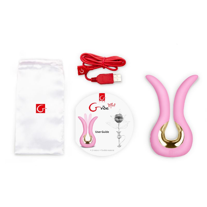 Gvibe MINI Candy Pink - Compact Dual Stimulation Toy > Vibrators > Ladies > Clitoral Vibrators and Stimulators - Tophatter Daily Deals