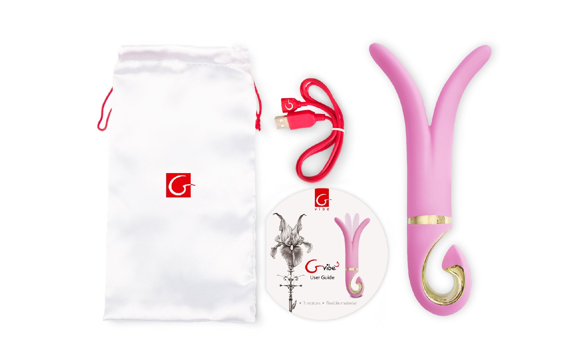 Gvibe 3 Candy Pink 7 Inch Waterproof Vibrator > Sex Toys For Ladies > G-Spot Vibrators - Tophatter Daily Deals