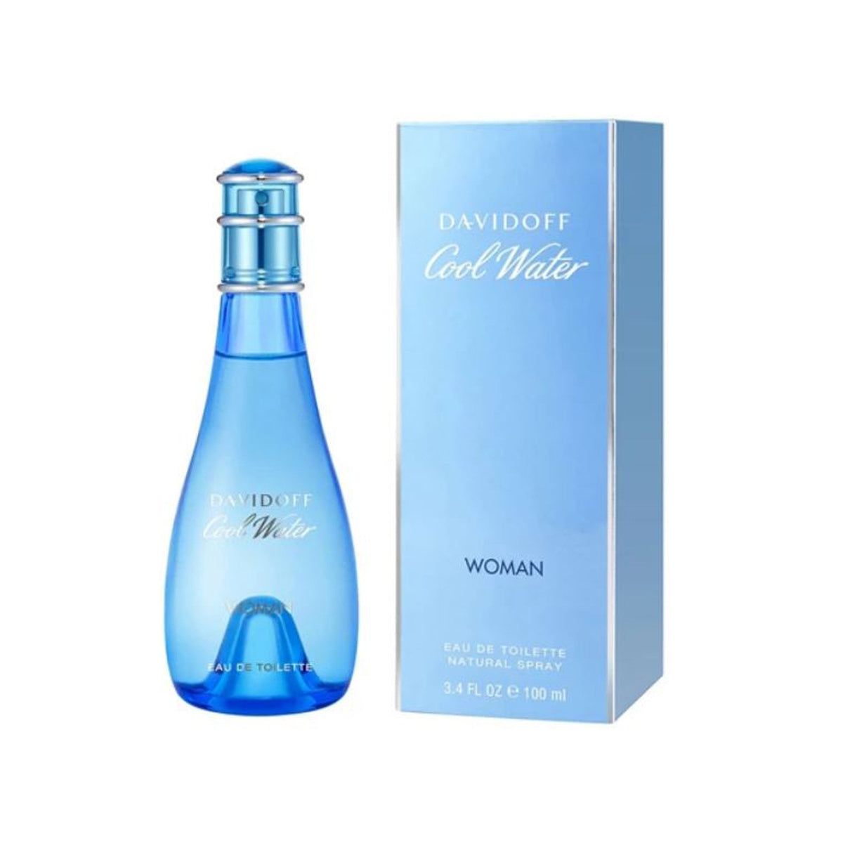 Davidoff Cool Water Woman Eau De Toilette 100ml Spray - Tophatter Daily Deals