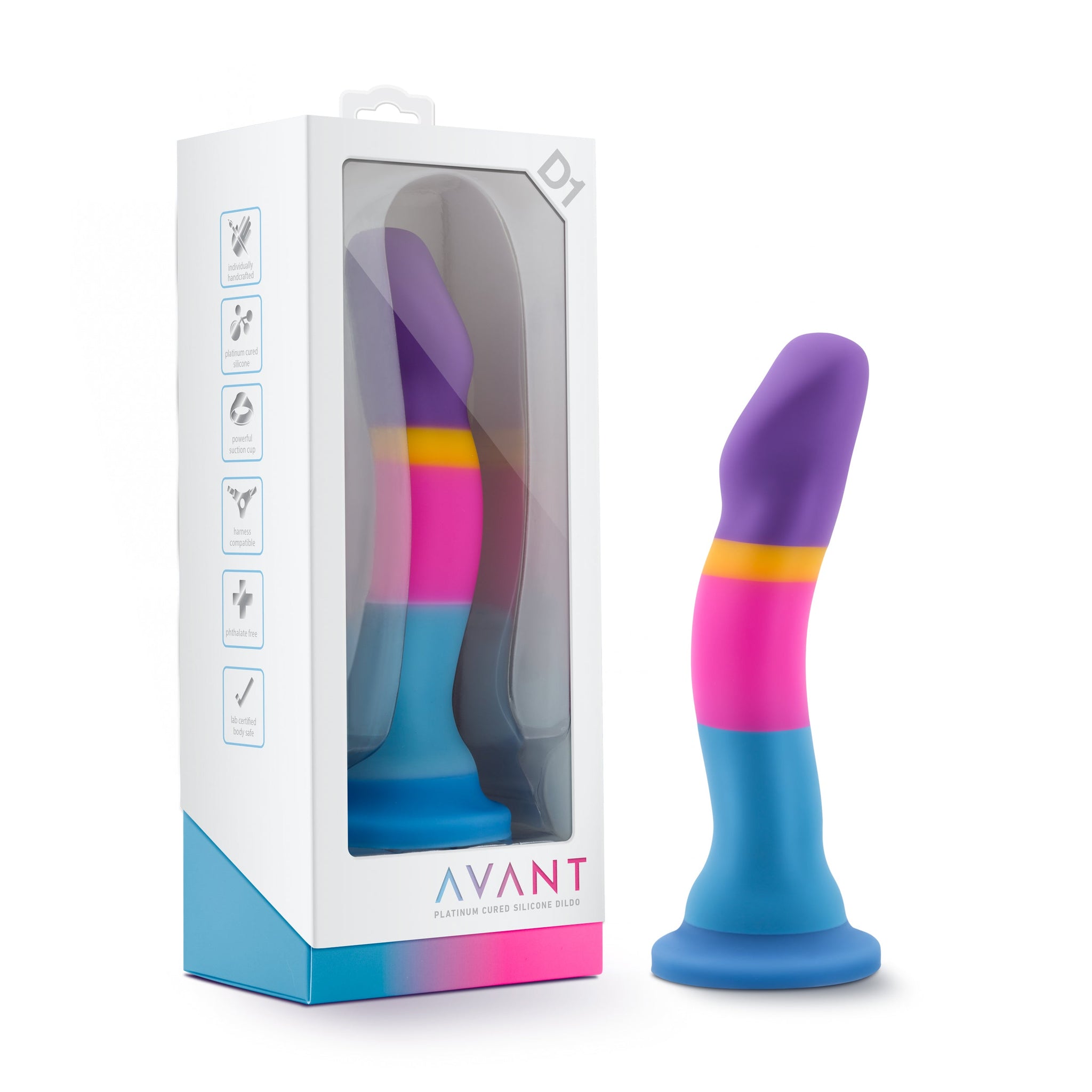 Avant D1 Hot n Cool Silicone 7.5 Inch Dildo > Dildos > Neutral Dildos - Tophatter Daily Deals