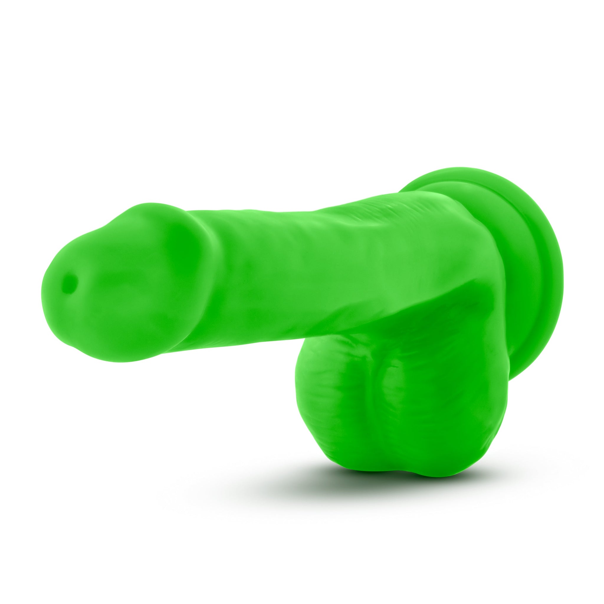 Neo Elite 6 Inch Silicone Dual Density Cock with Balls Neon Green > Dildos > Realistic Dildos - Tophatter Daily Deals