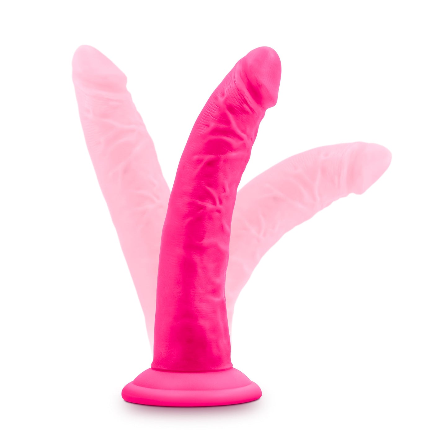 Neo Elite 7.5 Inch Dual Density Silicone Dildo Neon Pink > Dildos > Realistic Dildos - Tophatter Daily Deals
