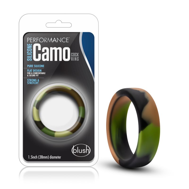 Performance Green Camo Cock Ring – Stretchable Cock Ring > Cock Ring > Single - Tophatter Daily Deals